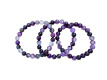 ARMAGA-PAA Armband Agaat paars – 8 mm