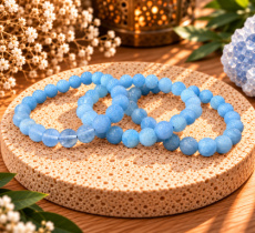 ARMAQU1 Armband Aquamarijn – 8 mm