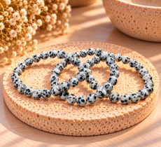 ARMDAL Armband Dalmatiër Jaspis – 8 mm