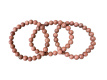 ARMGOU-BRU Armband Goudsteen bruin – 8 mm