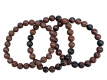 ARMMAH Armband Mahonie Obsidiaan – 8 mm