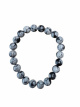 ARMSNE-OBS Armband Sneeuwvlok Obsidiaan – 8 mm