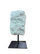 BRA06 Amazonite sur socle ca. 18cm