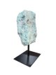 BRA06 Amazonite sur socle ca. 18cm