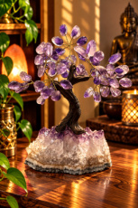 BRA25 Levensboom Amethist – ca. 20 cm