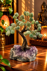 BRA25 Levensboom Groene Aventurijn – ca. 20 cm