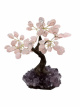 BRA25 Rose Quartz Tree of Life – approx. 20 cm