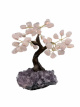 BRA25 Rose Quartz Tree of Life – approx. 20 cm