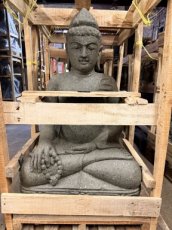 BU37 Greenstone Boeddha Mala 100cm