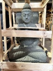 BU39 Greenstone Buddha chakra100cm