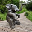 Zittende olifant 100cm