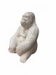 Zittende Gorilla in Terrazzo Steen 37cm