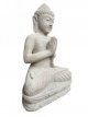 CBU59 Greenstone Boeddha biddend 60cm