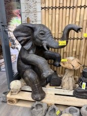DEMO1 Zittende Olifant 100cm