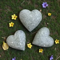 DI03 Handgemaakt Greenstone Hart 20cm