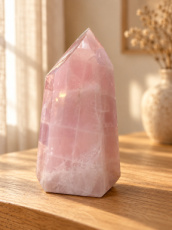 E672 Rose Quartz Tower – approx. 13 cm