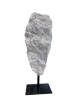 E829 Howlite on metal stand – 20.5 cm