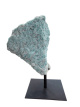 E841 Amazonite sur socle métallique – 20 cm