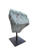 E841 Amazonite sur socle métallique – 20 cm