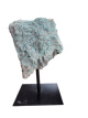 E847 Amazoniet op metalen voet – 17,5 cm