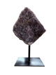 E914 Lepidolite on metal stand – 19.5 cm