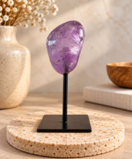 EDEVOAME Amethist op voet – ca. 9–10 cm