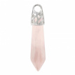 EDHA015 Staafhanger Rozenkwarts