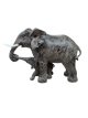 Staande Olifant met Kind 28,5cm