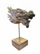 FON40 Feng Shui Drakenhoofd op Voet 42cm