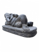 GA10 Liggende Ganesha in steen – 57 cm