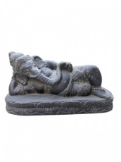 GA10 Liggende Ganesha in steen – 57 cm