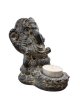GA22 Ganesha tea light holder 14cm