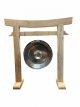 Gong met houten frame