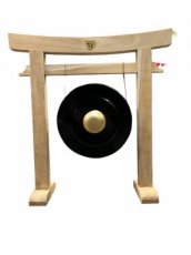 Gong met houten frame