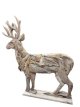 HJA12 Renne Debout en Bois Flotté  140cm