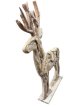 HJA12 Renne Debout en Bois Flotté  140cm