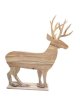 HJA12 Renne Debout en Bois Flotté  140cm
