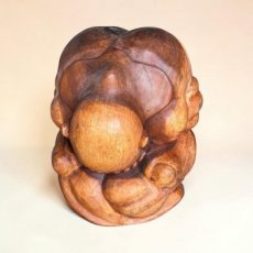 HRA17 Yogi man - Orang malu 20 cm in suar hout