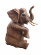 HRA25 Elephant sitting 20cm