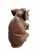 HRA25 Elephant sitting 20cm