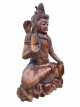 HRA37 Shiva Sitting Stone cobra 80cm