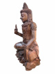 HRA37 Shiva Sitting Stone cobra 80cm