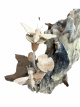 HRA39 Stand wood 3steps Bee