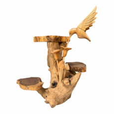 HRA40 Stand wood 3steps Bird
