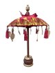 HTE01R Decoratieve Parasol met Houten Voet – 70 cm Hoog, Ø40 cm