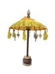 HTE01Y Decorative Parasol with Wooden Base – 70 cm Height, Ø40 cm