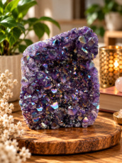 K033 Amethist Aura Cluster - 7.5 cm