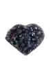 K082 Amethyst Aura Heart - 9 cm