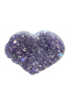 K083 Amethist Aura Hart - 8 cm