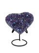 K084 Amethist Aura Hart - 9,5 cm
